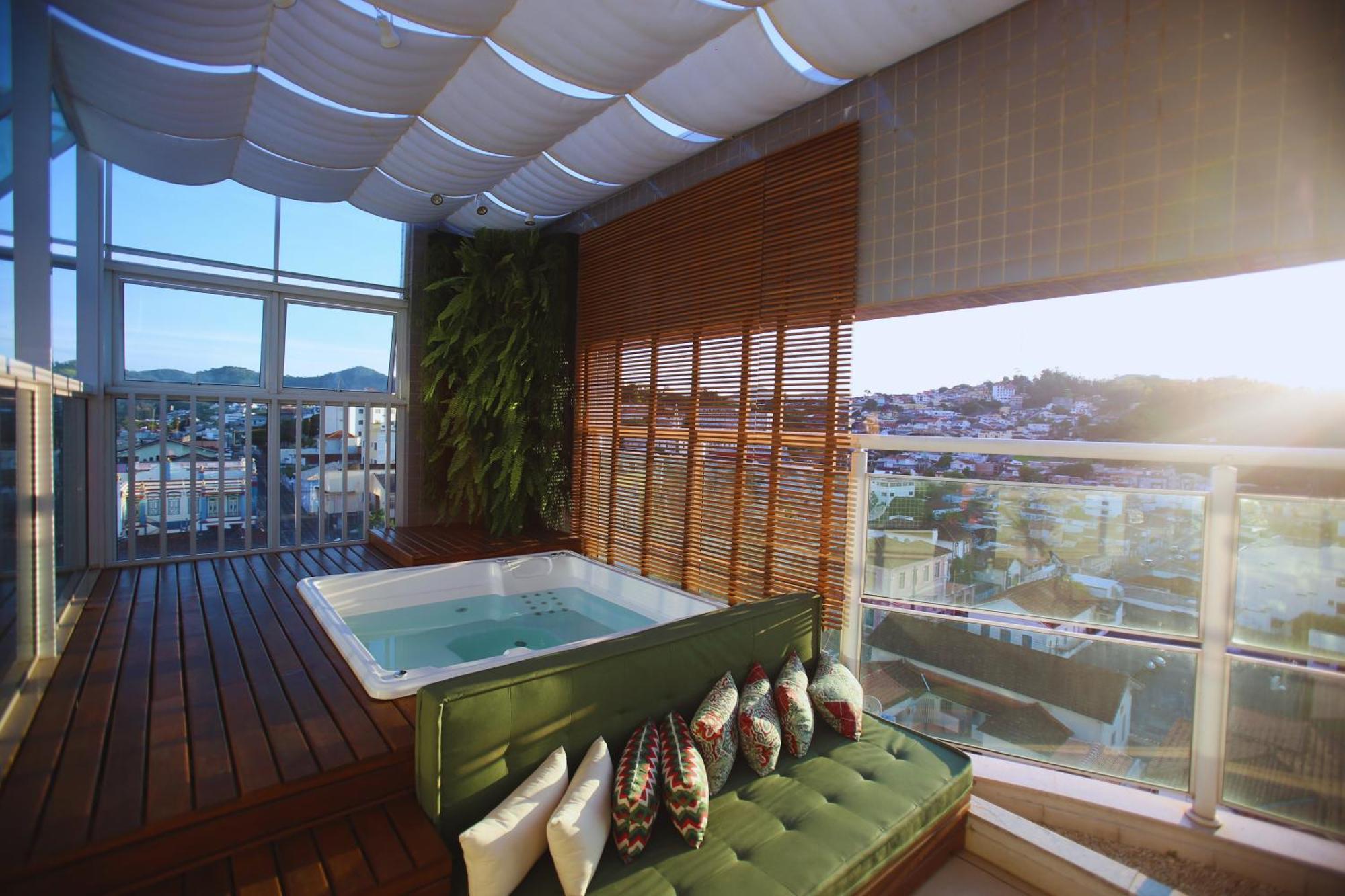 Gontijo Inn Hotel Itajubá Zewnętrze zdjęcie A rooftop spa